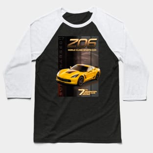 Corvette z06 C7 Baseball T-Shirt